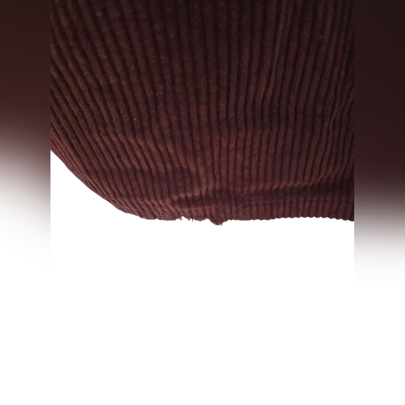 Zara Men's Corduroy Trousers - Deep Burgundy Size 31 - Picture 4 of 6